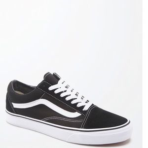 Brand new old school white/black vans!!!